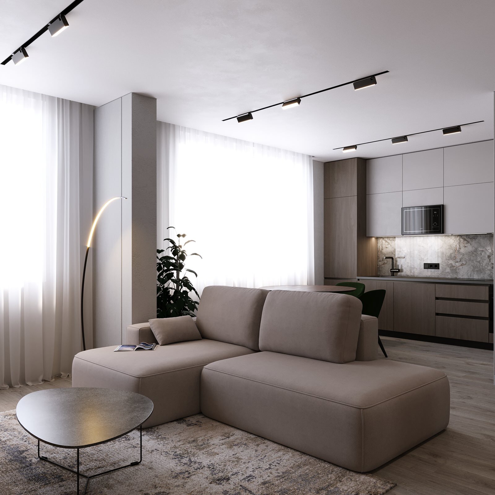 Евро-трехкомная квартира 79 м2