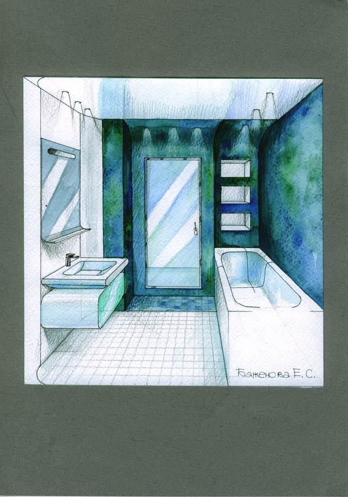 Проект квартиры г. Новосибирск ул. Овражная 2008г.