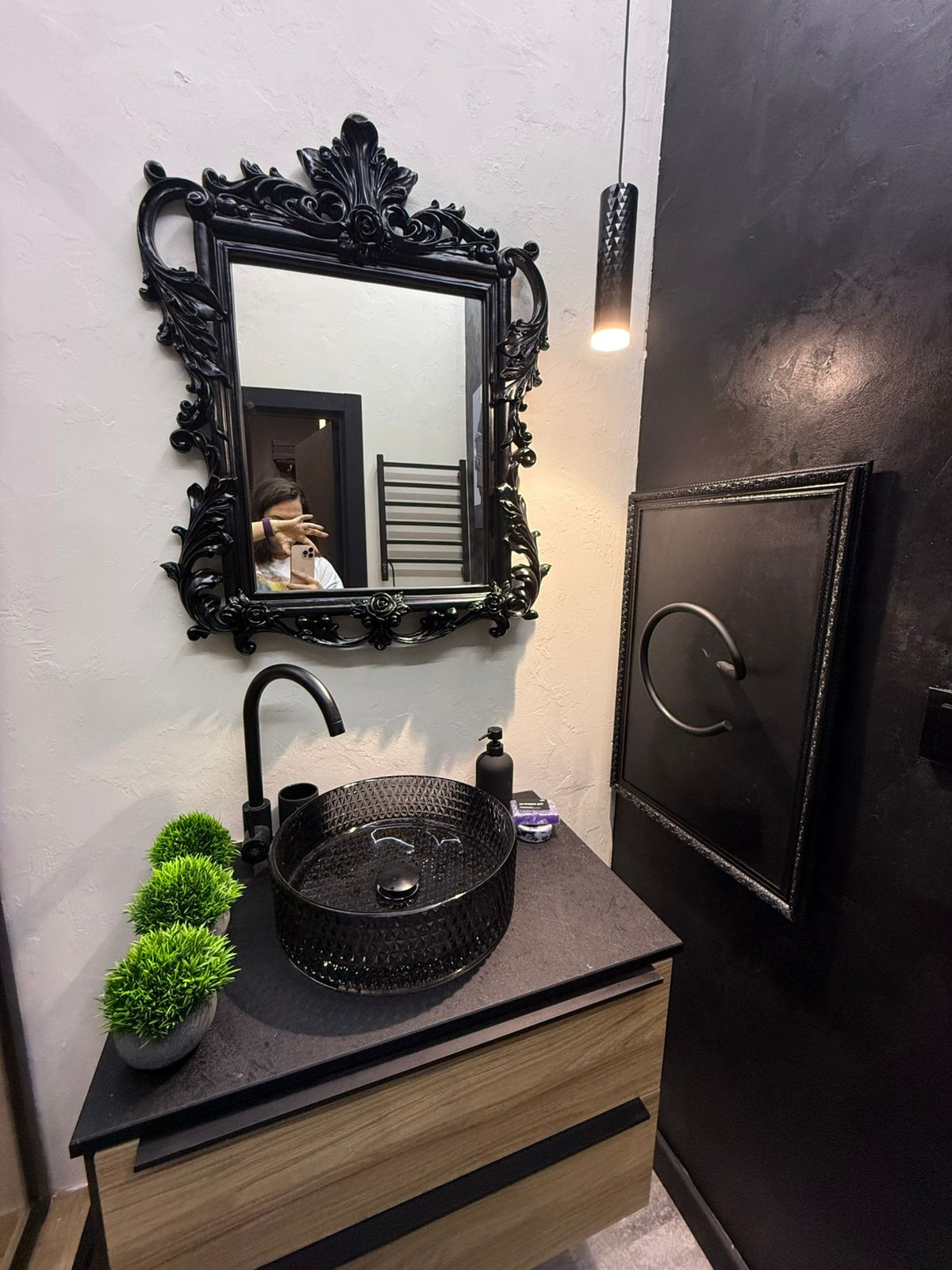 A modern industrial-style studio