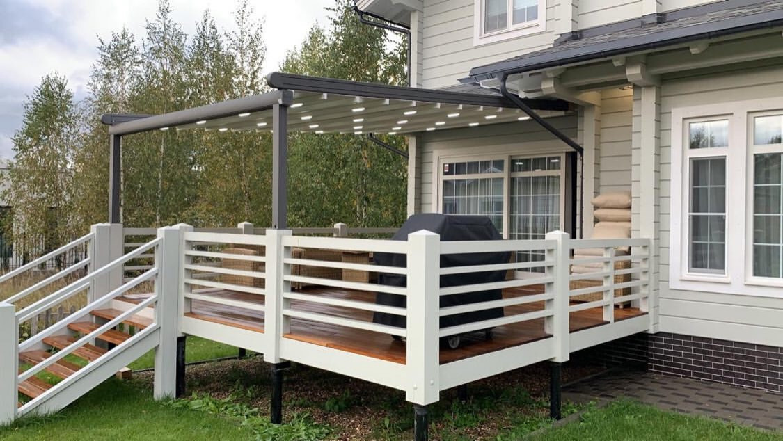 Терраса и дом