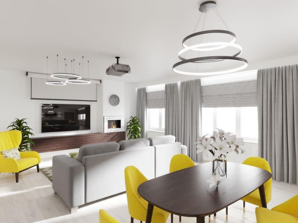 Сканди интерьер 3-комн.кв.