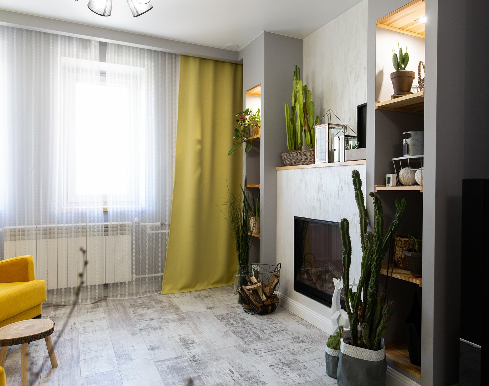 Двухкомнатная квартира в скандинавском стиле. Реализация