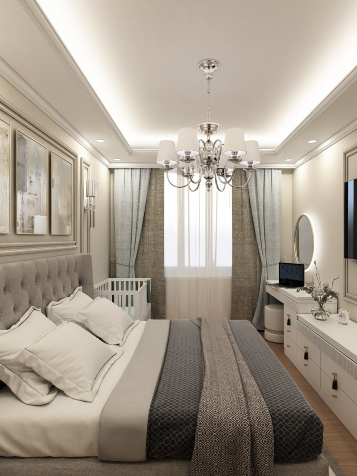 Дизайн-проект  для квартиры 78м2, ул.Трофимова