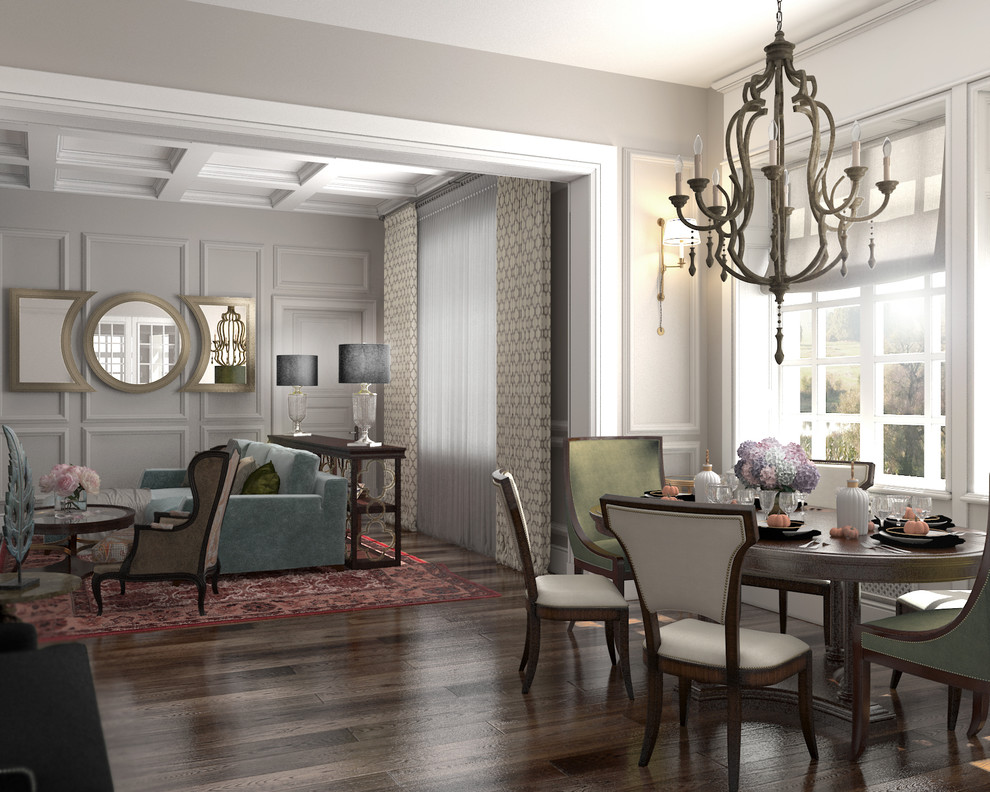 Project of Interiors at Private House (Moscow region)