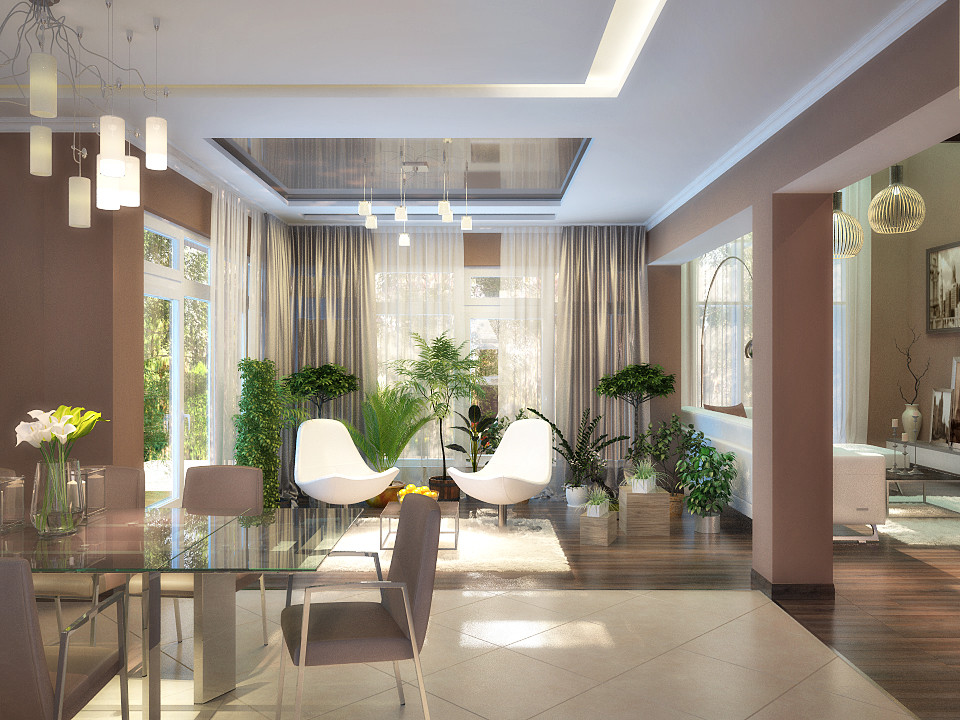 Contemporary house interior design