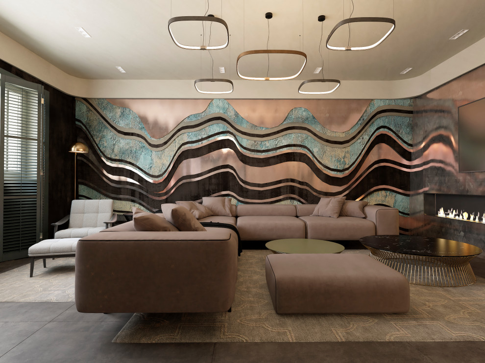 "Дом тысячи лестниц". Прихожая и гостиная 1-го этажа