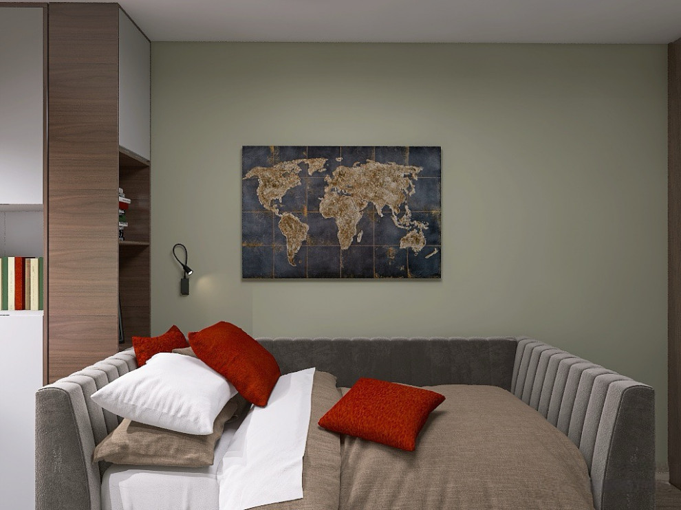 Обложка проекта: Проект комнаты для мальчика-подростка