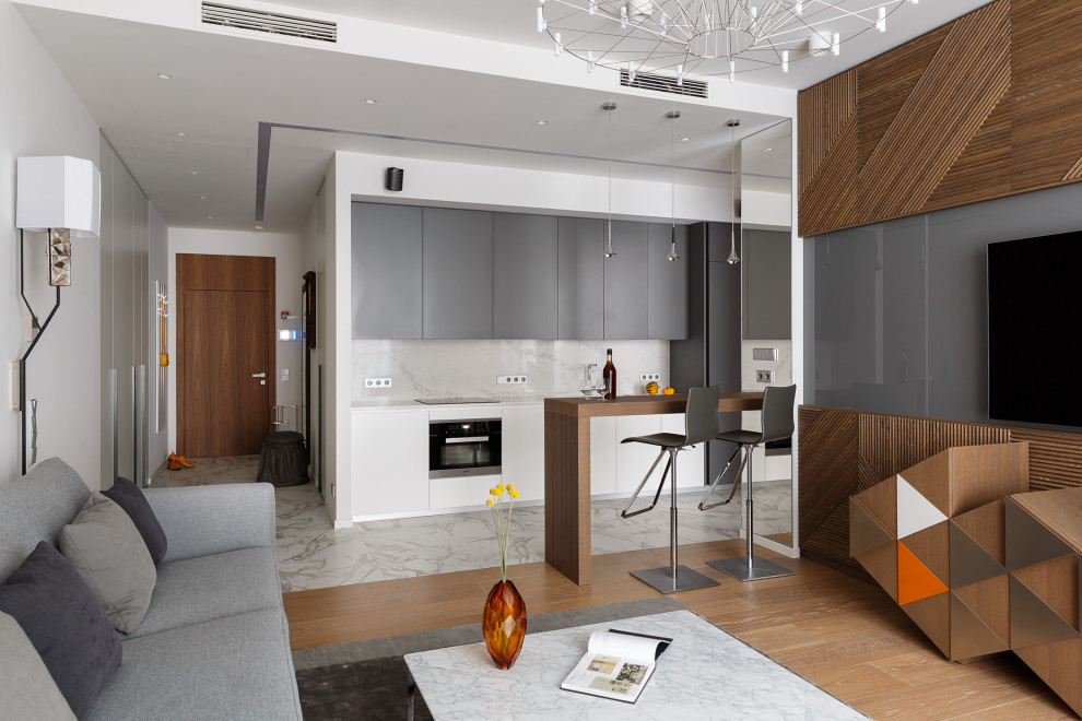 Интерьер квартиры в ЖК Smolensky De Luxe