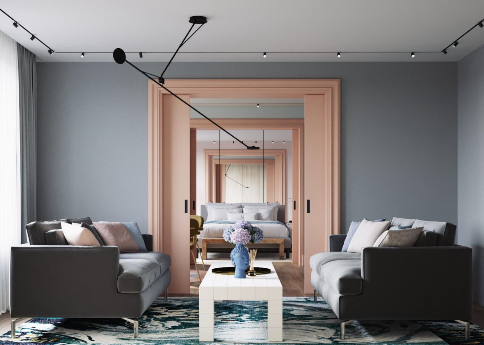 Проект интерьера квартиры "Equality"