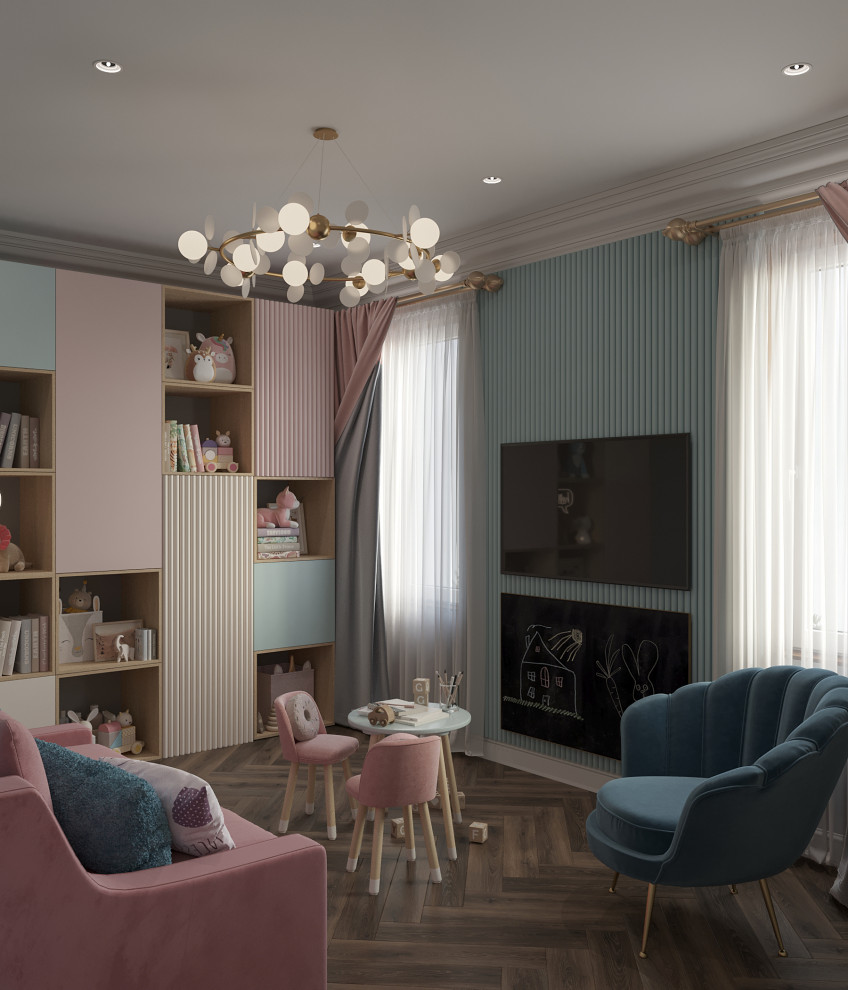 Загородный двухэтажный дом