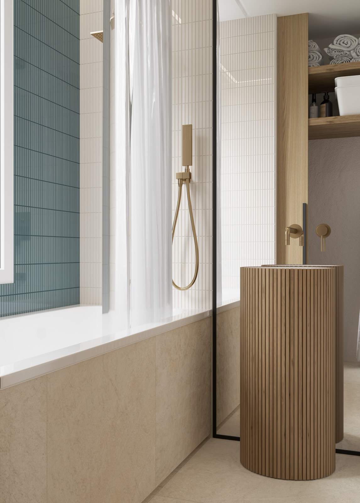 Проект загородного дома в Ленинградской области, стиль джапанди