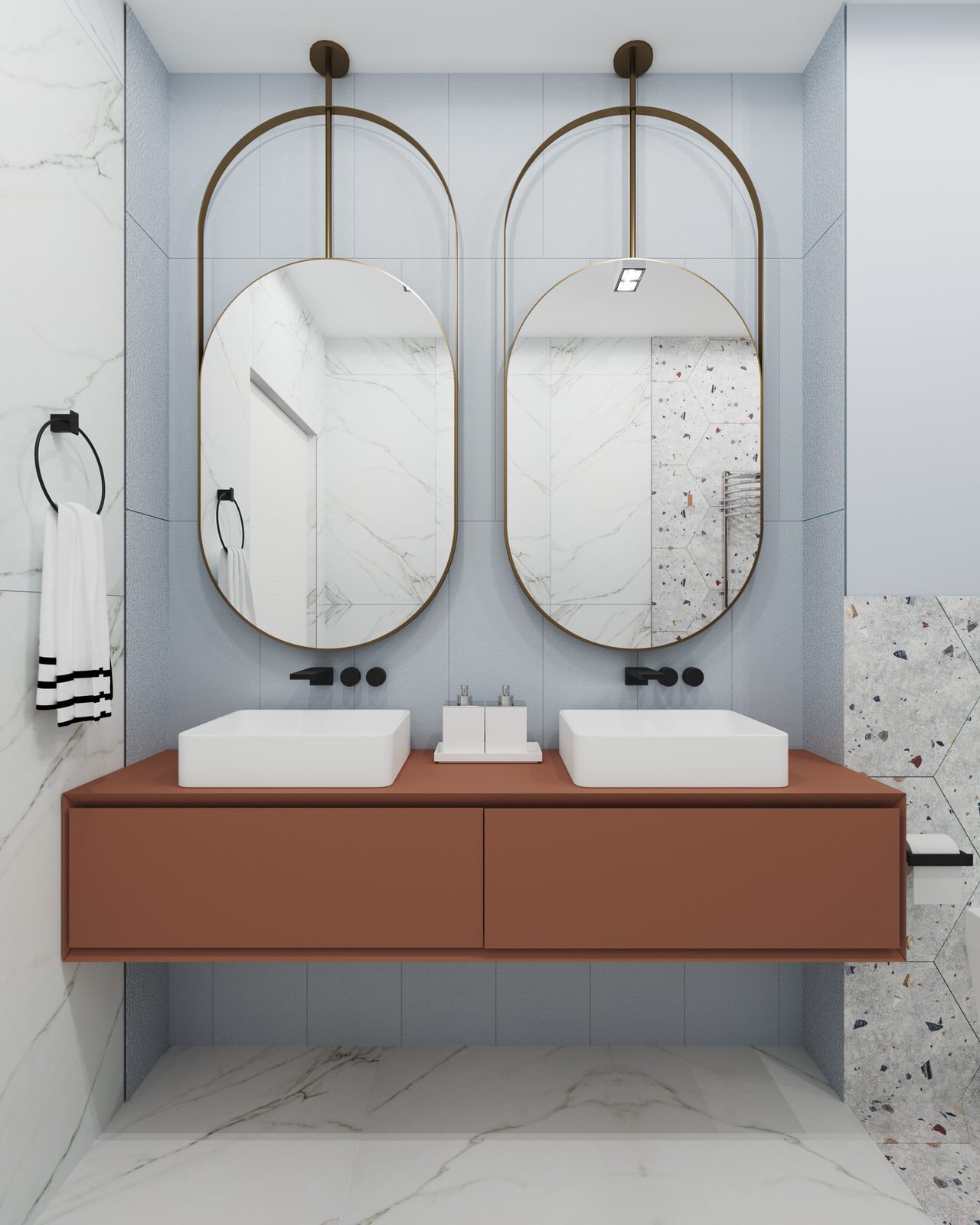 Квартира с яркими акцентами