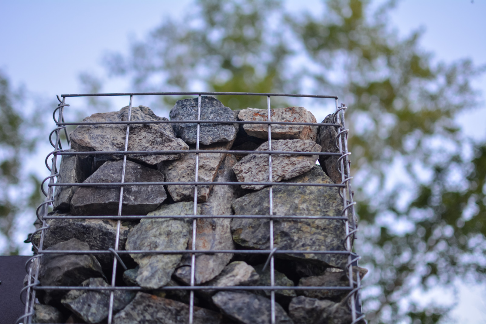 Забор из габиона