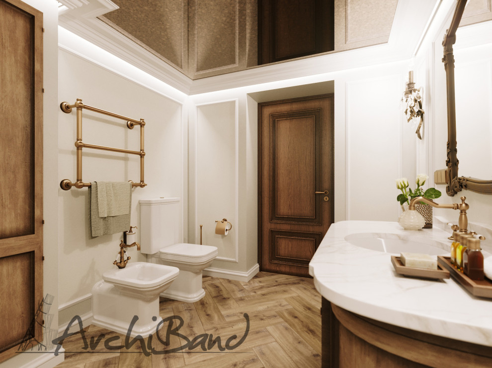 санузел гостевой, дом в Красногорске