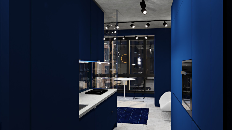 Обложка проекта: Проект квартиры-студии в ЖК Первый Квартал