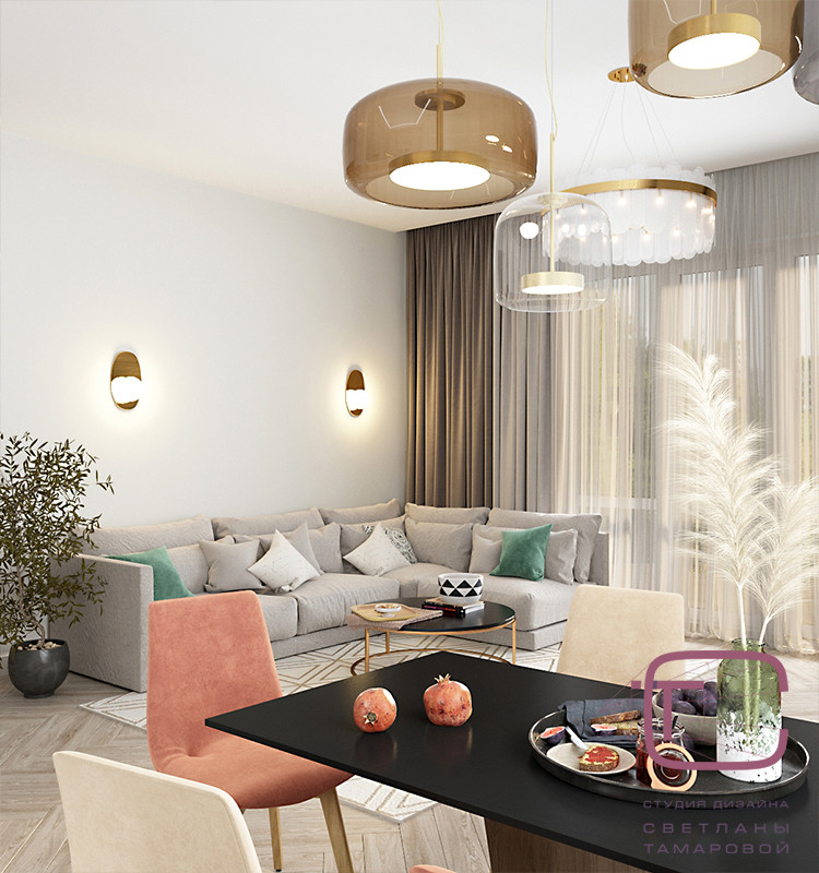 Интерьер частного дома в КП Заря-1