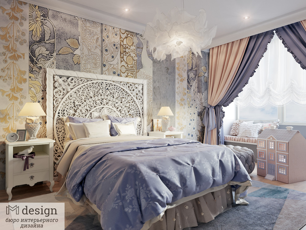 Обложка проекта: Воплощение нежности в детской комнате