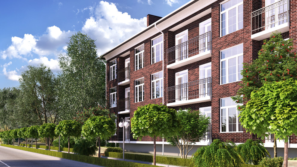 Обложка проекта: Визуализация многоквартирных домов