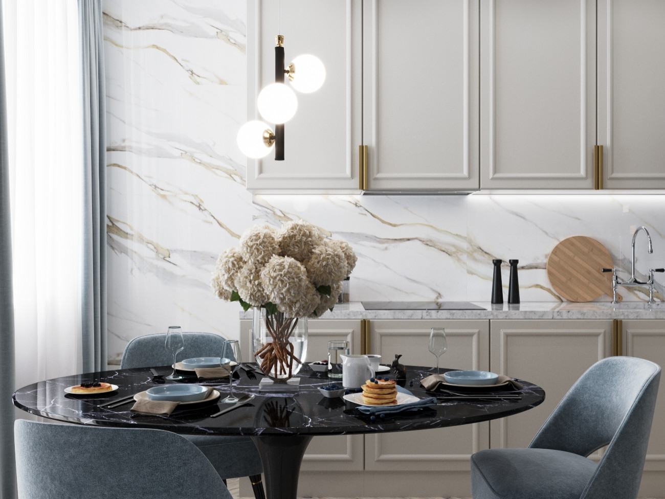 Обложка проекта: Кухня в Санкт-Петербурге