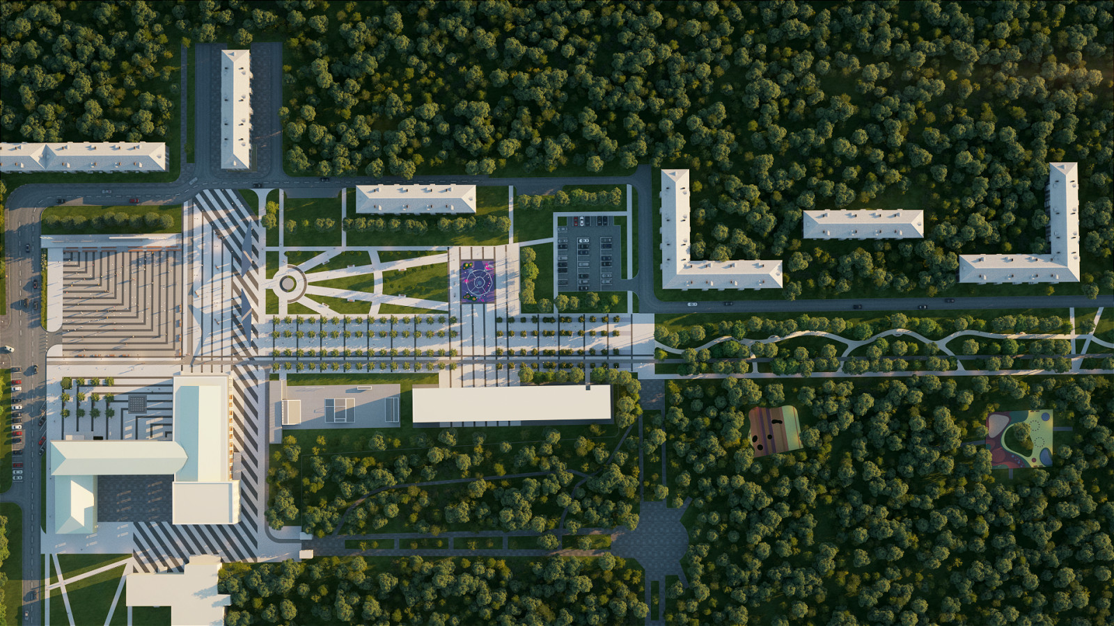 КОРОЛЁВ | ЦЕНТРАЛЬНАЯ ПЛОЩАДЬ ГОРОДА У ДК ИМ. КАЛИНИНА