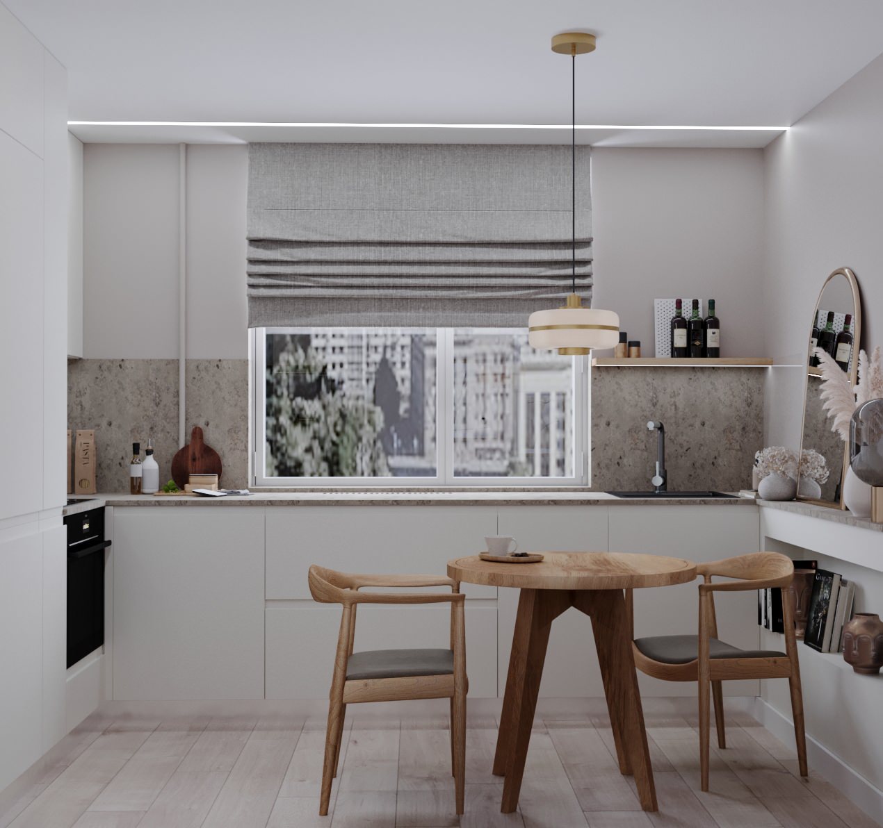 Однокомнатная квартира для стилиста. Серия дома п44т