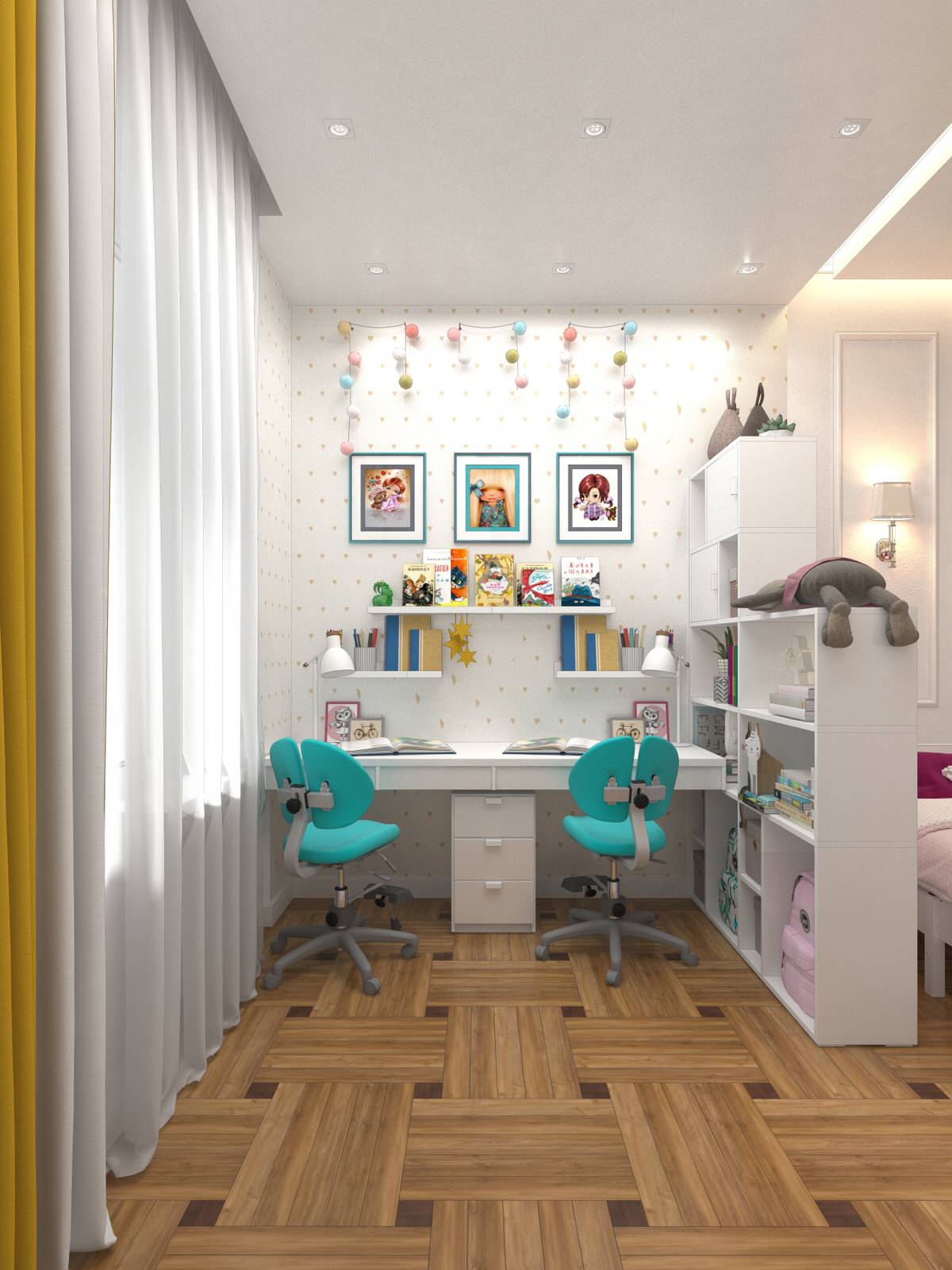 Детская для двух девочек