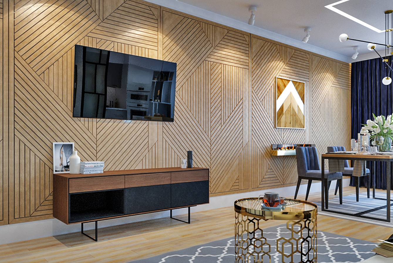 Тридцать оттенков серого в интерьере квартиры ЖК "Сердце Каспия"