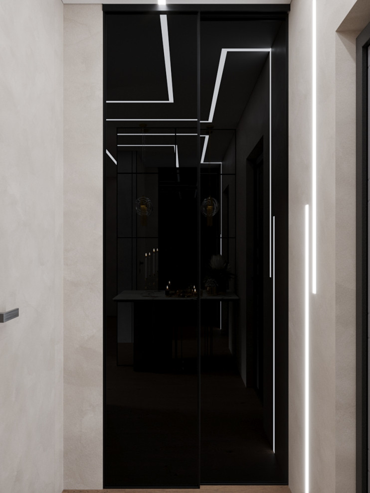 Дизайн проект коридора с гардеробом