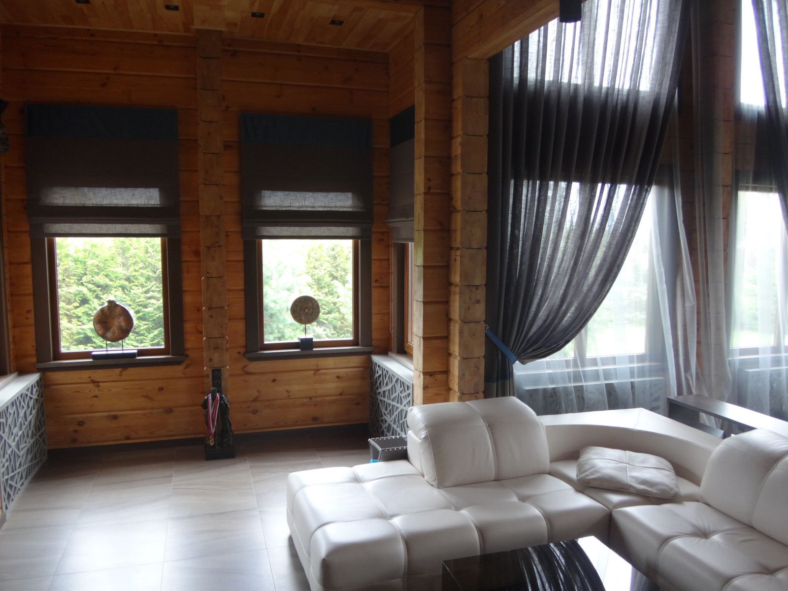 Частный дом из клееного бруса 500 кв.м.  д.Мостовское.