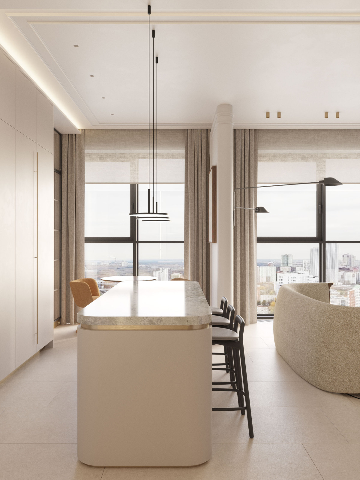 Дизайн-проект квартиры 65м², ЖК Sydney City