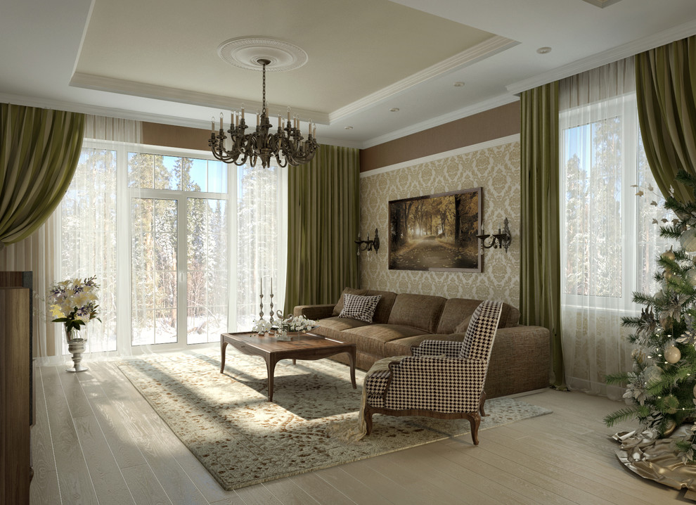 Классическая гостиная в доме