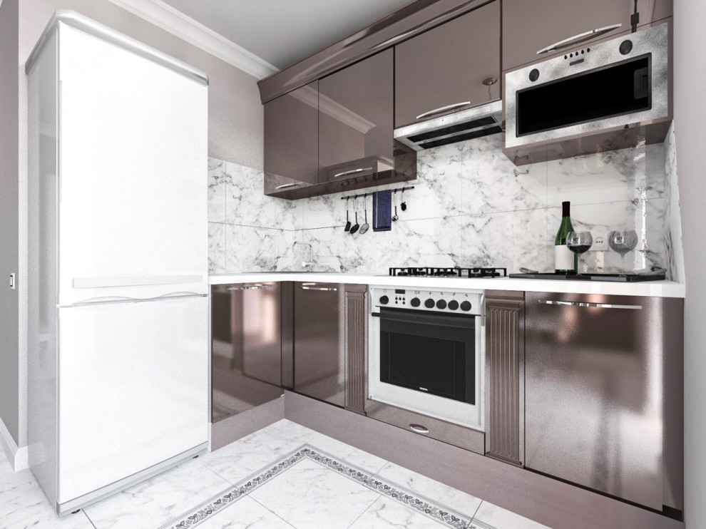 Дизайн интерьера двухкомнатной квартира в новостройке.