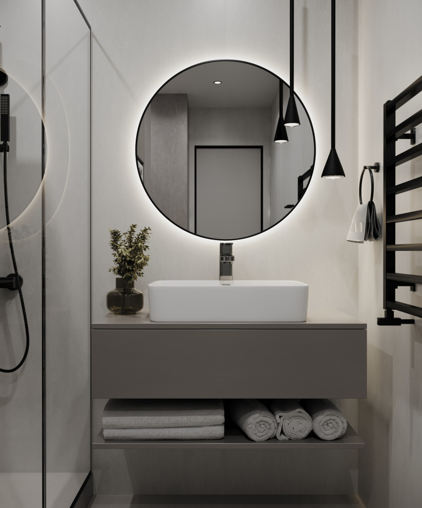 Квартира в серых оттерках. Современный стиль