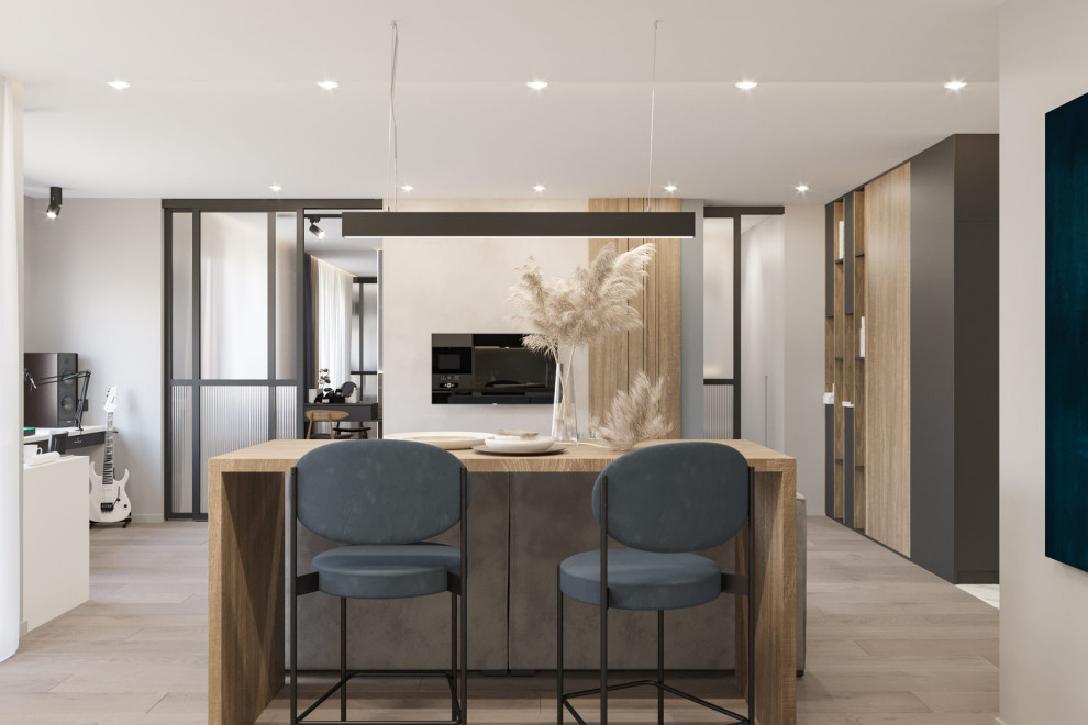 Проект двухкомнатной квартиры #urban_inspiration