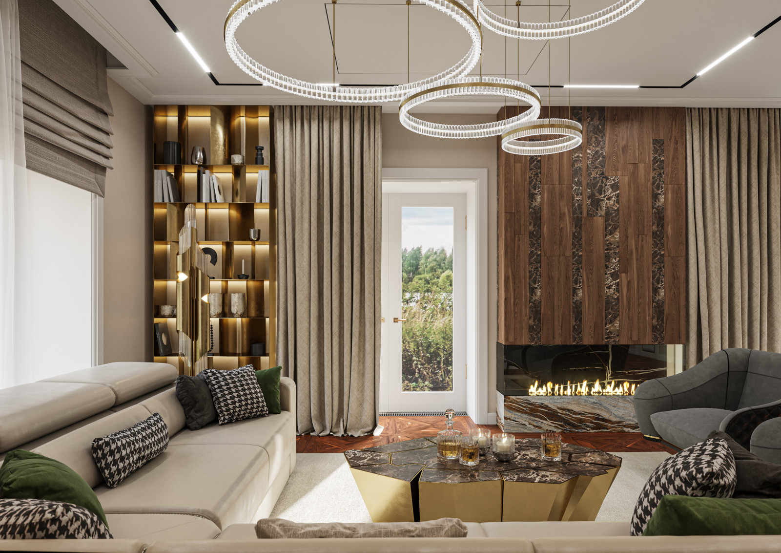 Гостиная 1-ый этаж