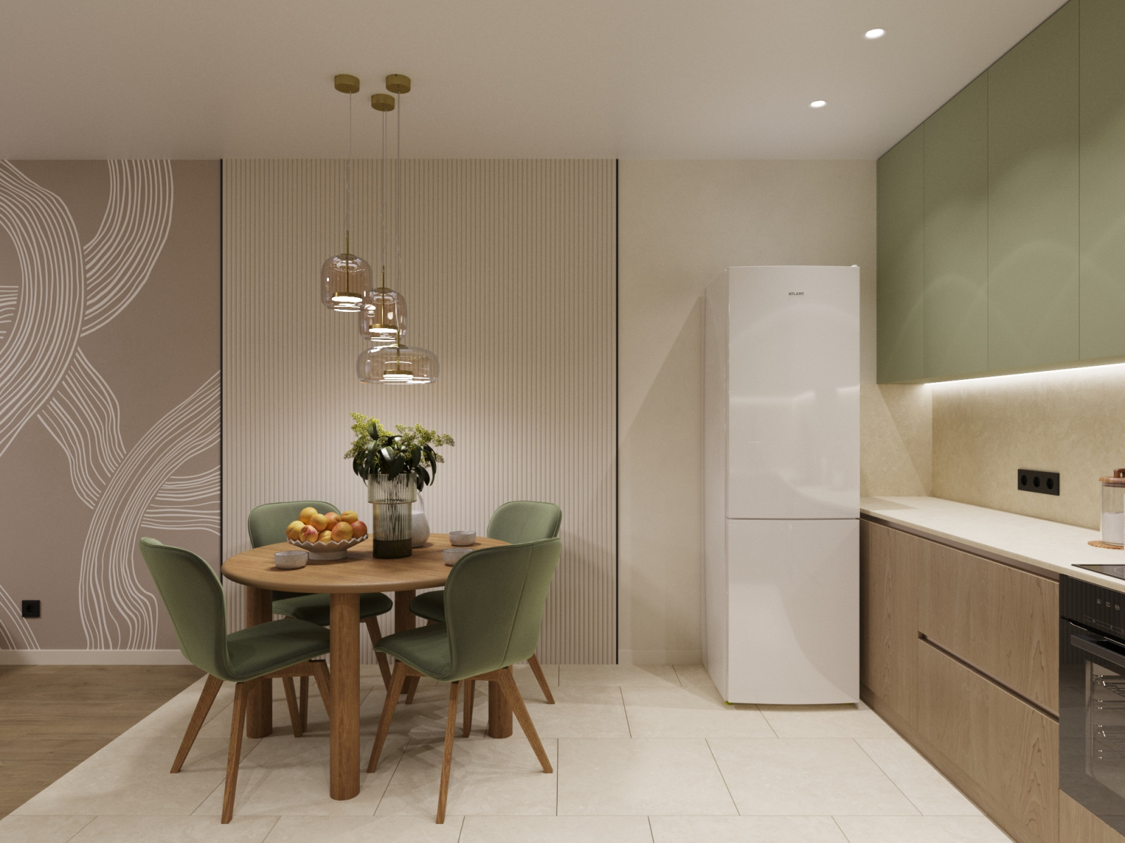 Интерьер квартиры 87 м2