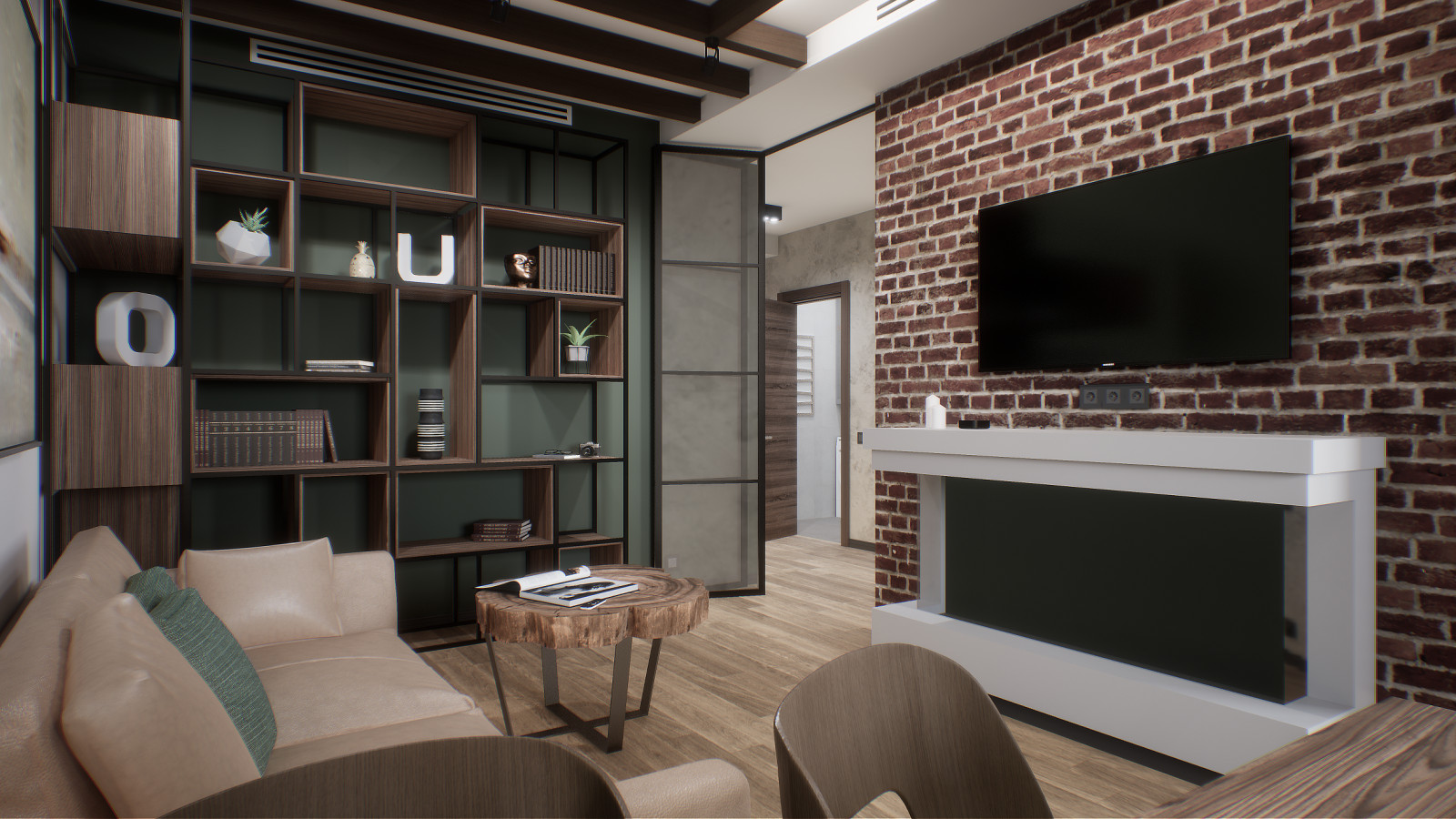 Трехкомнатная квартира в центре Москвы