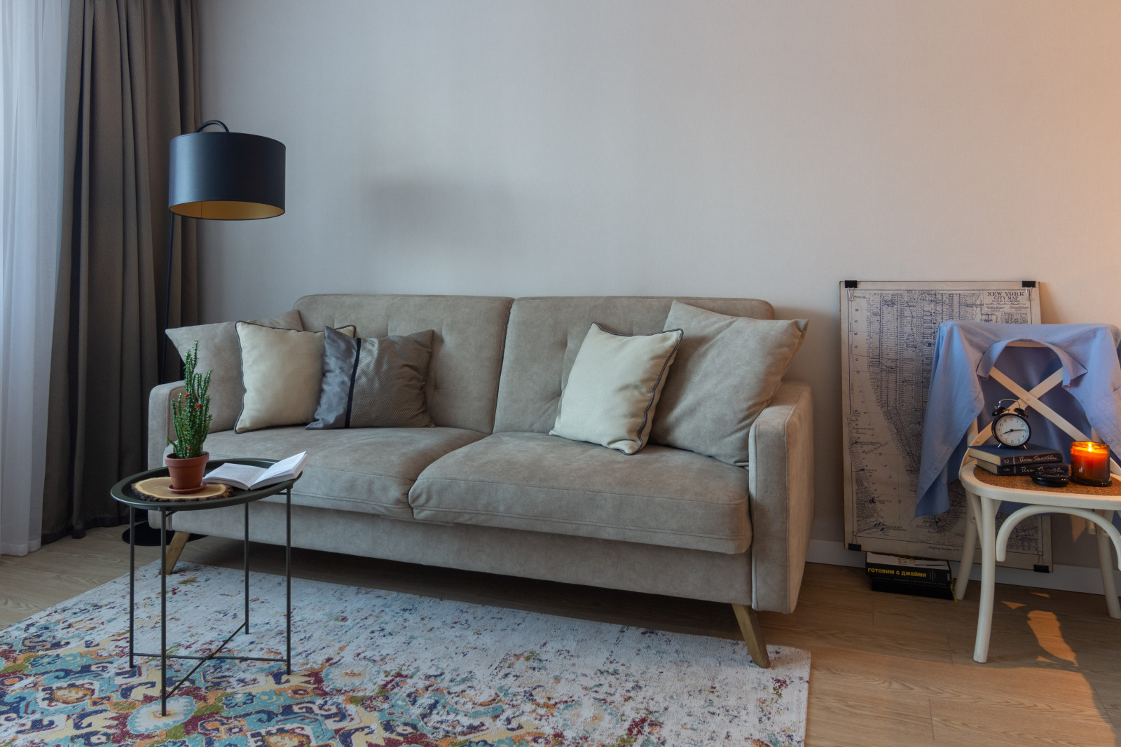 Реализованный проект 2-комнатной квартиры 71.00м/кв