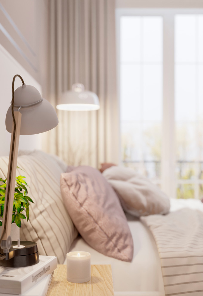 Спальня с гардеробной комнатой(9,5 кв.м)