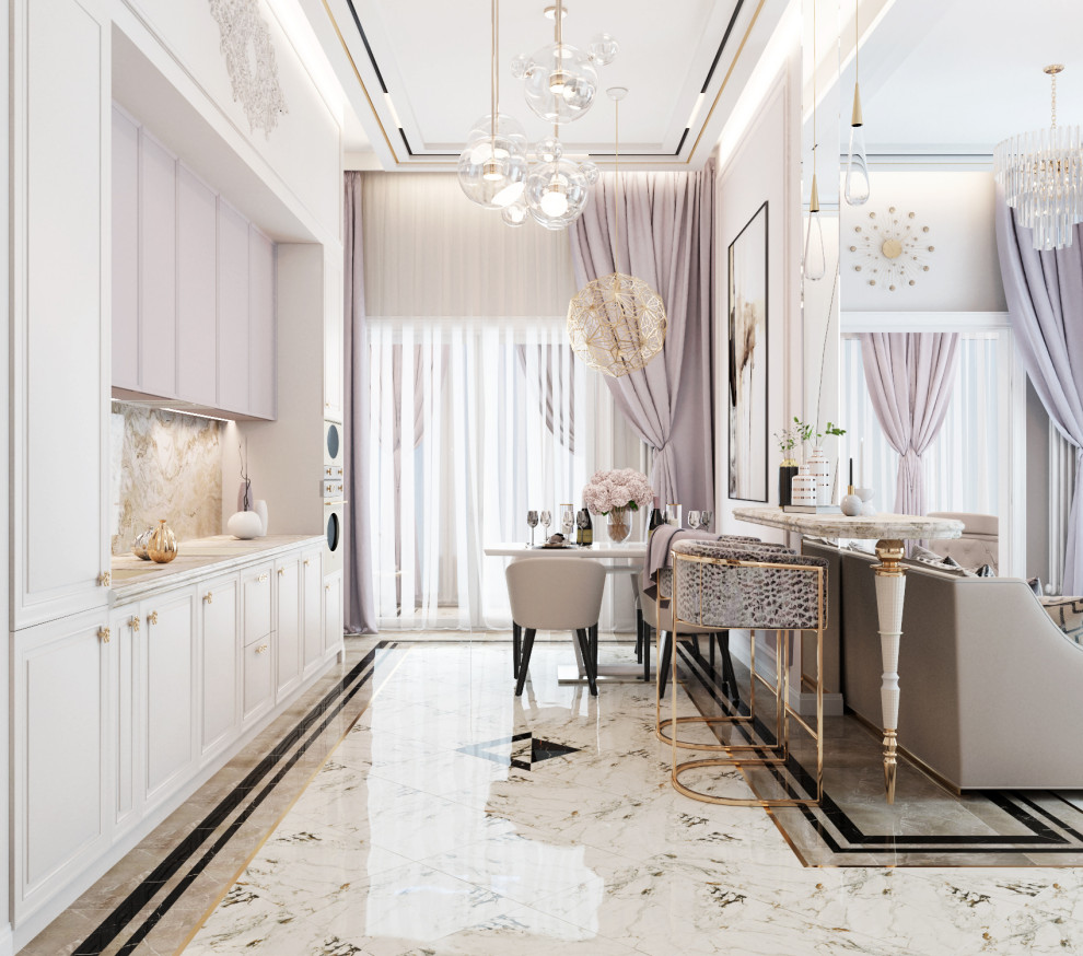 Дизайн-проект 4 комнатной квартиры в Анапе