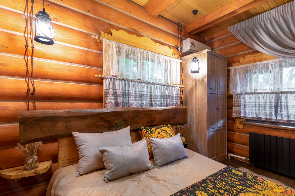 Дом из сруба. Русский исторический дизайн.