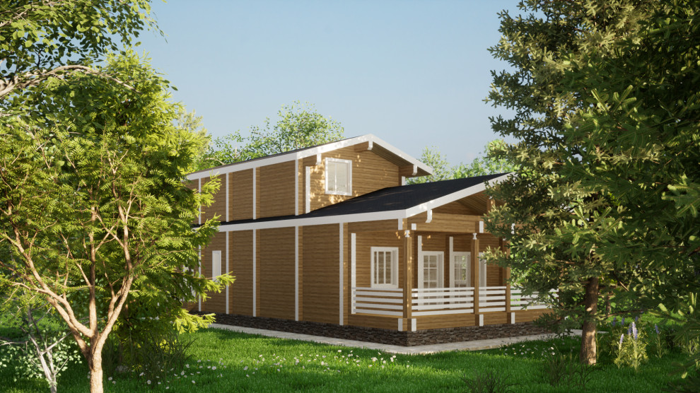 Проект 120 индивидуальный жилой дом