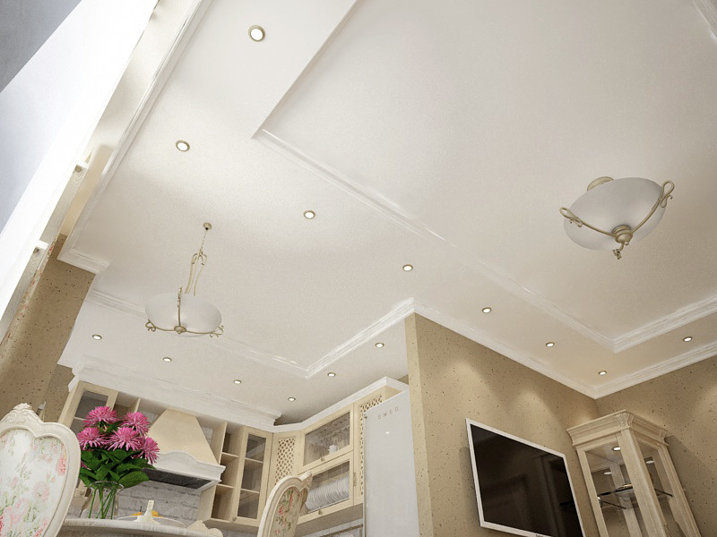 Кухня студия в стиле прованс