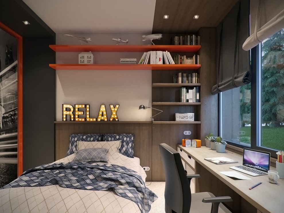 динамичная комната мальчика 17 лет