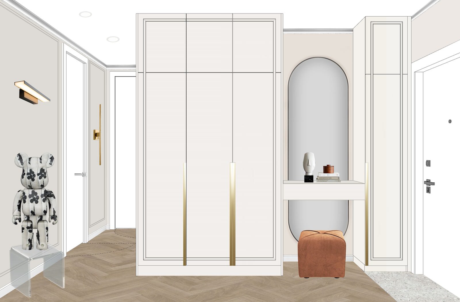 Коллажи квартиры для Алины ЖК Новый Лесснер. 2024