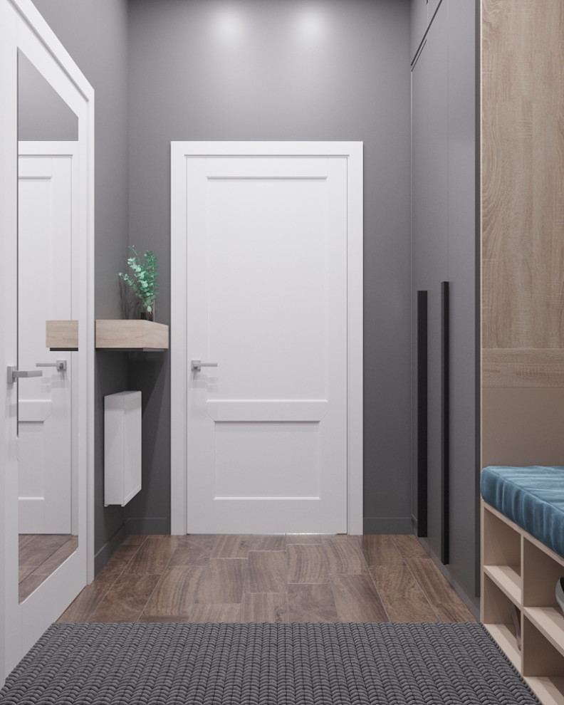 Проект прихожей в современном стиле