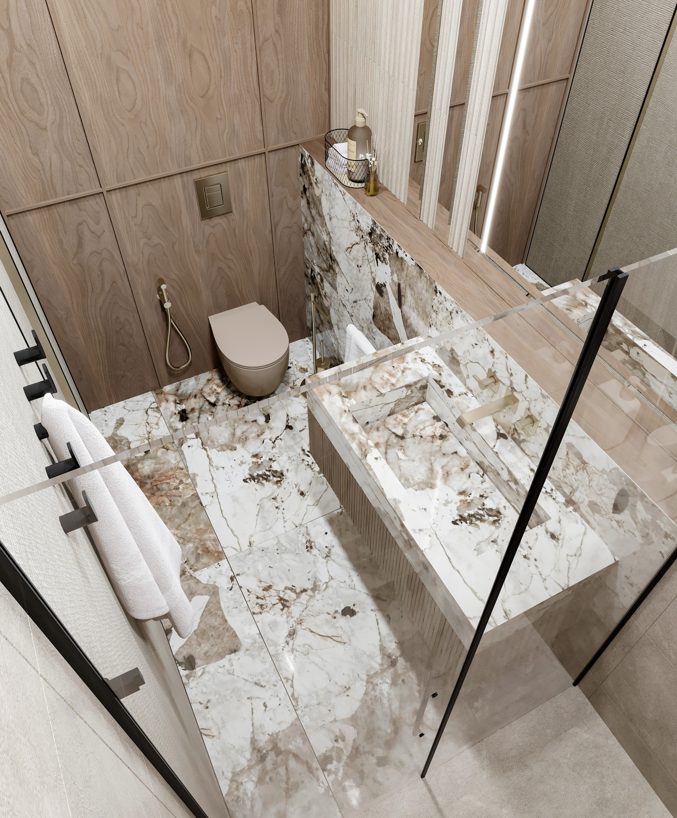 ДИЗАЙН ДВУХУРОВНЕВОГО ПЕНТХАУСА В ЖК "NOW"