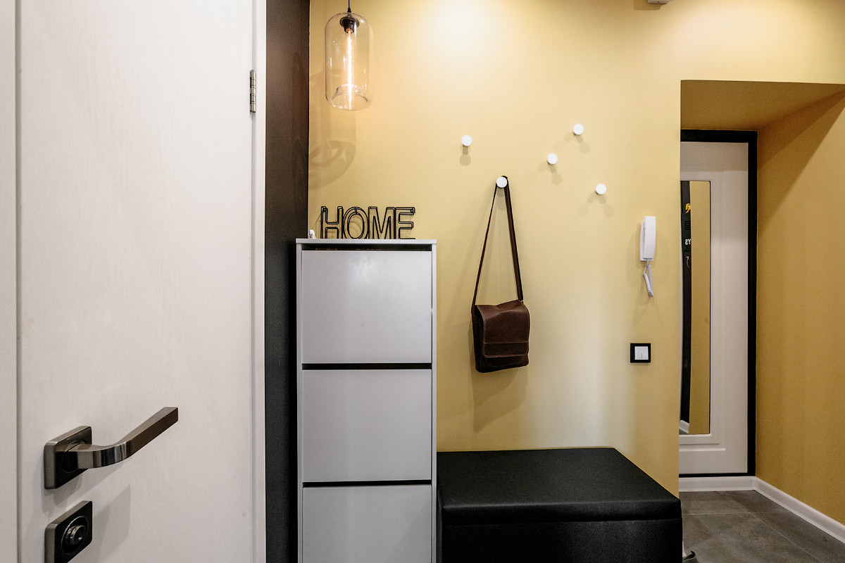 Квартира для молодой творческой пары с котом