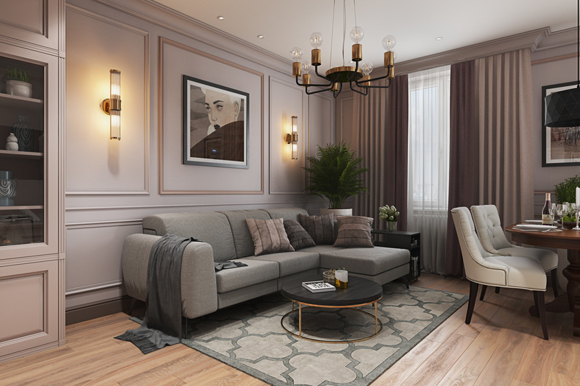 Гостиная неоклассика