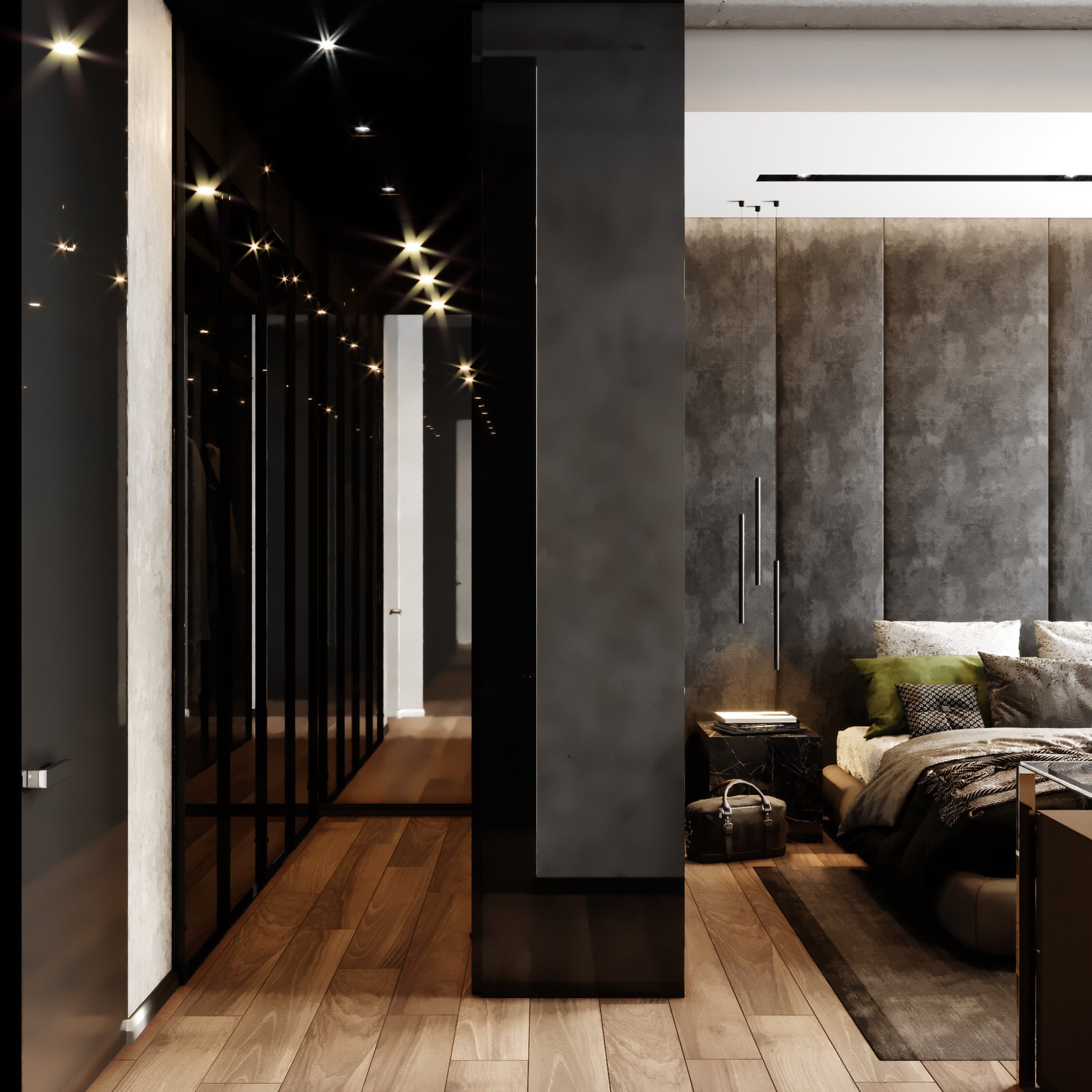 Спальня и гардеробная